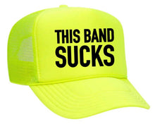 Load image into Gallery viewer, This Band Sucks Trucker Hat: Red/White