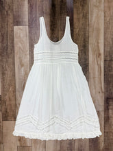 Load image into Gallery viewer, Voile And Lace Midi Ivory