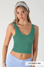 Load image into Gallery viewer, Reversible Ribbed Crop Top