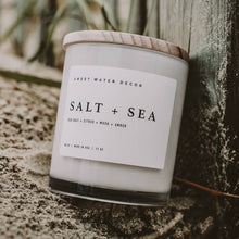 Load image into Gallery viewer, Salt and Sea Candle 11oz