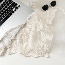 Load image into Gallery viewer, LACE TRIANGLE BANDANA HEADSCARF