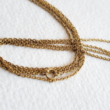Load image into Gallery viewer, Paragon brass charm chain Earrings