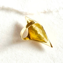 Load image into Gallery viewer, Brass spike dome ring