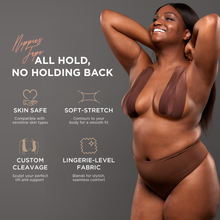 Load image into Gallery viewer, Precut Boob Tape Crème