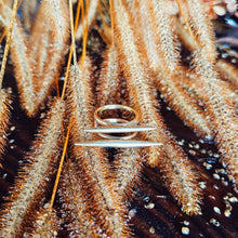 Load image into Gallery viewer, Solid brass double spike needle ring
