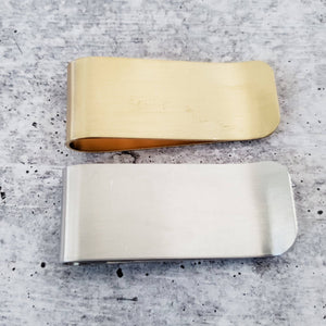 RAD DAD Money Clip: Silver Aluminum