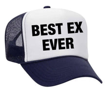 Load image into Gallery viewer, Best Ex Ever Trucker Hat: Navy/White