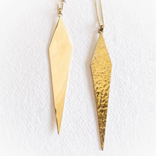 Load image into Gallery viewer, Paragon brass charm chain Earrings