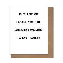 Load image into Gallery viewer, Greatest Woman - Friendship Card