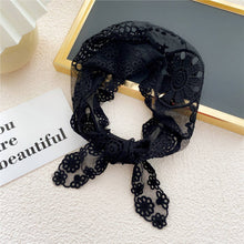 Load image into Gallery viewer, Lace Floral Neck &amp; Hair Wrap