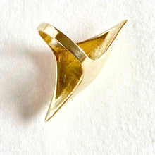 Load image into Gallery viewer, Brass spike dome ring