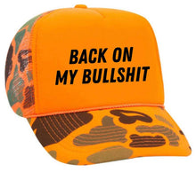 Load image into Gallery viewer, Back On My Bullshit Trucker Hat: Solid Gold