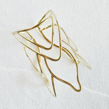 Load image into Gallery viewer, Brass armlet bracelet upper arm band