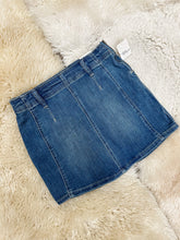 Load image into Gallery viewer, Daylight Denim Mini Skirt