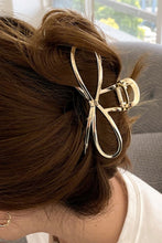 Load image into Gallery viewer, Gold Bow Hair Clip