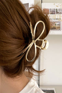 Gold Bow Hair Clip