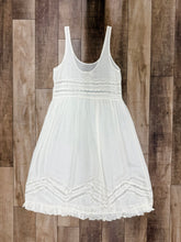 Load image into Gallery viewer, Voile And Lace Midi Ivory