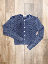 Load image into Gallery viewer, Pretty in Pointelle Cardi