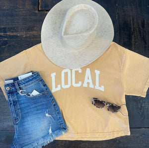 LOCAL Crop Top: GOLDEN