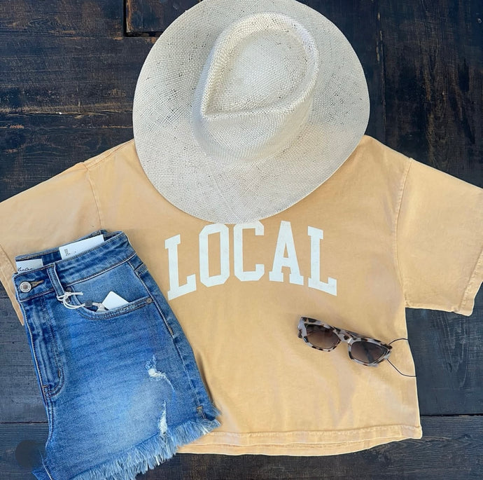 LOCAL Crop Top: GOLDEN