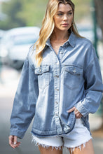 Load image into Gallery viewer, Della Denim Shacket