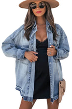 Load image into Gallery viewer, Della Denim Shacket