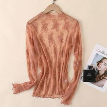 Load image into Gallery viewer, Long Sleeve Lace Top