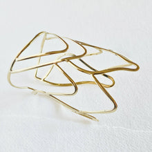 Load image into Gallery viewer, Brass armlet bracelet upper arm band