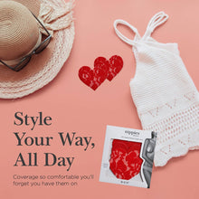 Load image into Gallery viewer, Nipple Covers - Heart Shape: Creme / Size B