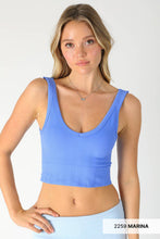 Load image into Gallery viewer, Reversible Herringbone Crop Top