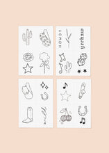Load image into Gallery viewer, Disco Cowgirl Temp Tat Pack