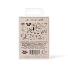 Load image into Gallery viewer, Bad Babe Temporary Tattoo Pack