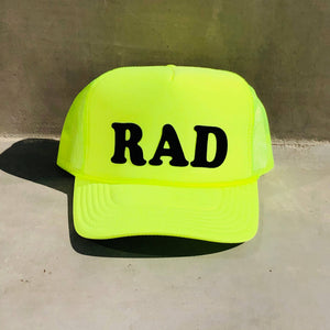 RAD HAT: Neon Yellow / Black
