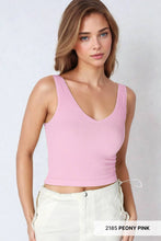 Load image into Gallery viewer, V-neck Ribbed Crop Top