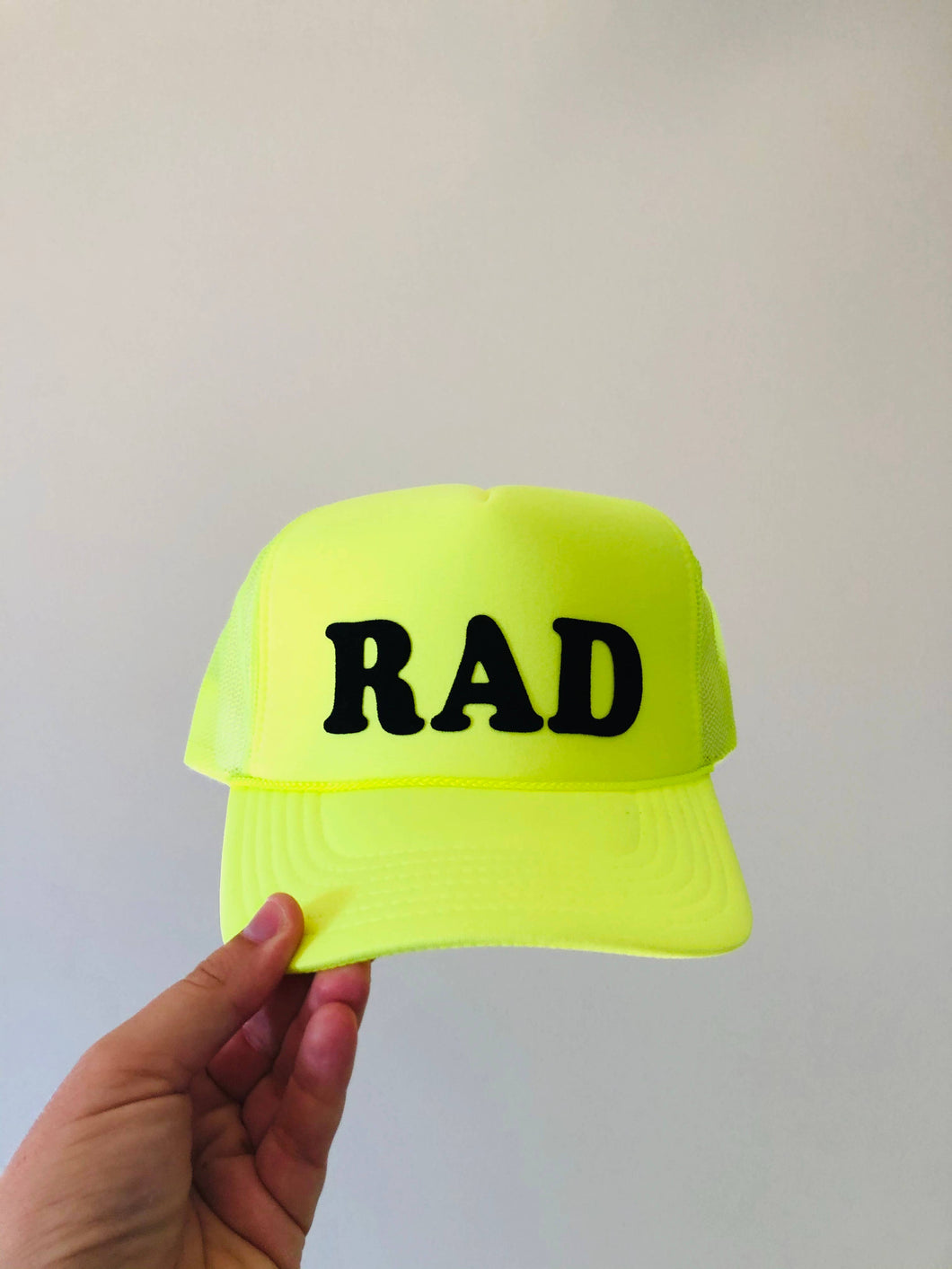 RAD HAT: Neon Yellow / Black