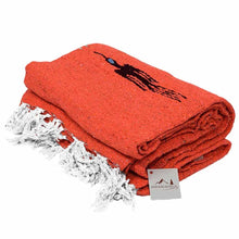 Load image into Gallery viewer, Orange Thunderbird Baja Yoga Blanket