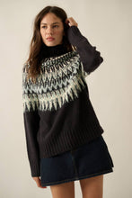 Load image into Gallery viewer, Fair Isle Mock-Neck Sweater