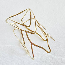 Load image into Gallery viewer, Brass armlet bracelet upper arm band