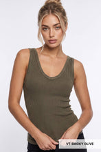 Load image into Gallery viewer, Vintage Reversible Ribbed Tank Top