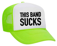 Load image into Gallery viewer, This Band Sucks Trucker Hat: Red/White