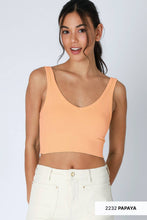 Load image into Gallery viewer, Reversible Herringbone Crop Top