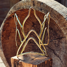 Load image into Gallery viewer, Brass armlet bracelet upper arm band