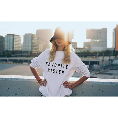 Favorite Sister Crew Sweater