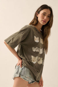 Cat Faces Tee