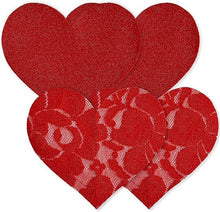 Load image into Gallery viewer, Nipple Covers - Heart Shape: Creme / Size B