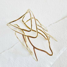 Load image into Gallery viewer, Brass armlet bracelet upper arm band