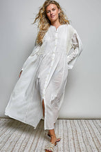 Load image into Gallery viewer, Vintage Lace Panel Shirt Dress