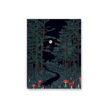 Load image into Gallery viewer, Moonrise Forest Layflat Journal Notebook: Lined / Medium