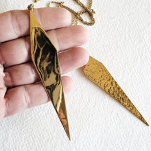 Load image into Gallery viewer, Paragon brass charm chain Earrings