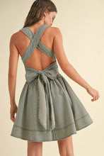 Load image into Gallery viewer, Striped Cross Back Dress